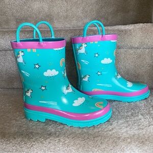Kids Unicorn Rain Boots